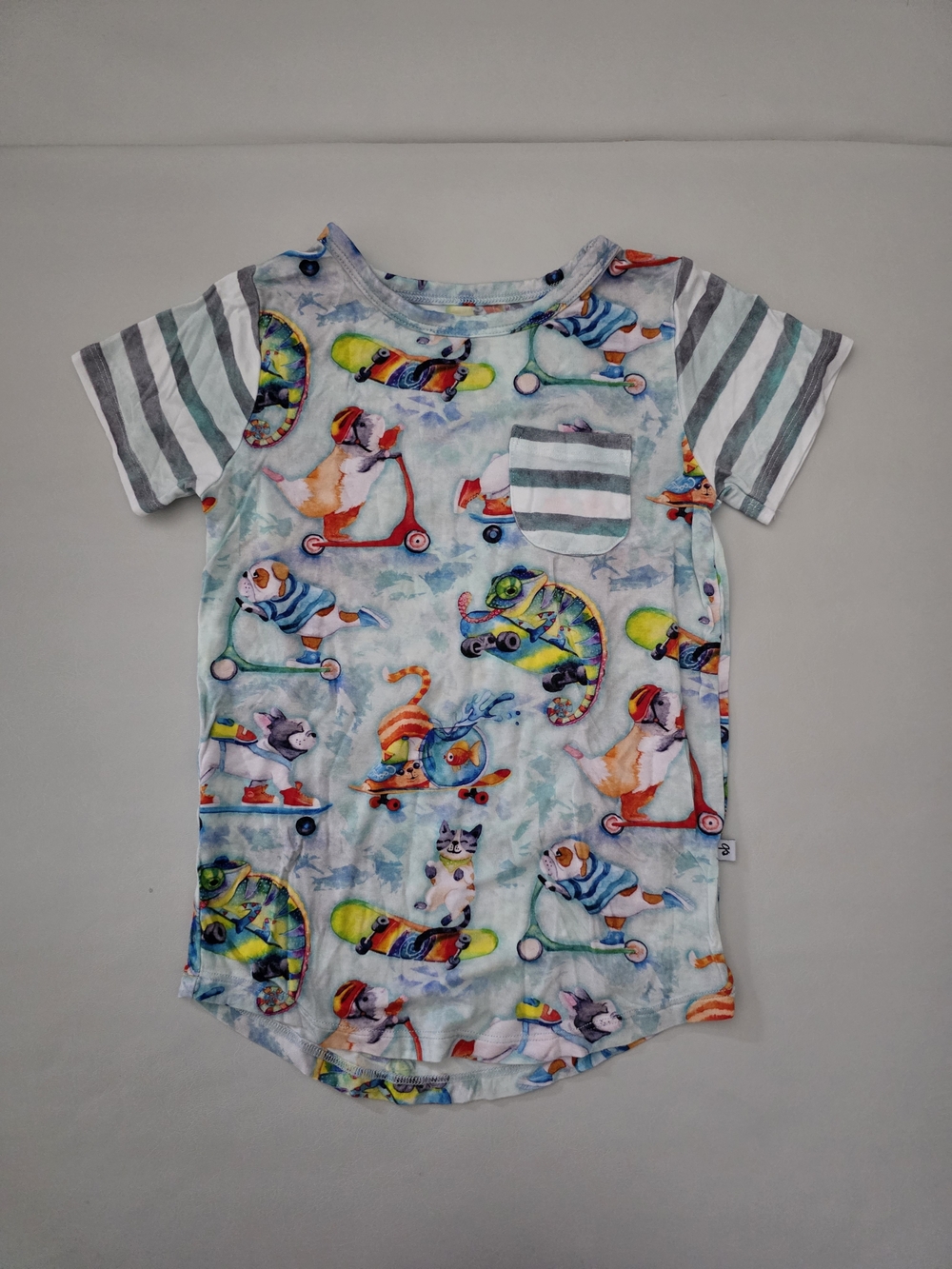 (VGUC) Birdie Bean Brody Bamboo Viscose Pocket T-Shirt - Size 3T